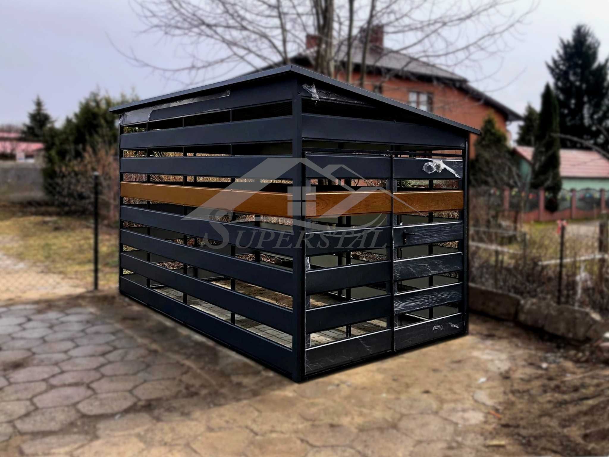 Wiata Śmietnikowa na wymiar, segregator, wiata 2x2 2x3 3x2 3x3 3x4 3x5