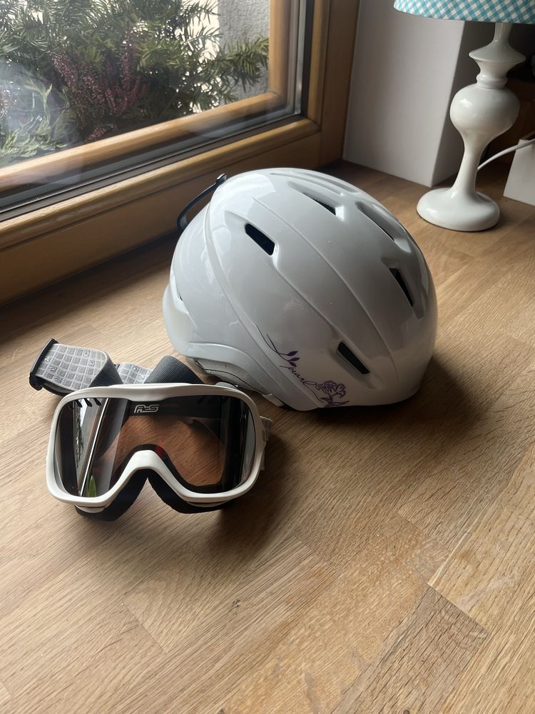 Zestaw kask Salomon Pearl i gogle Scott