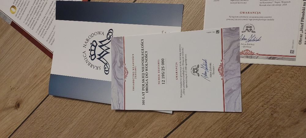 Monety okolicznościowe "Droga do wolności"