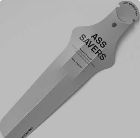 Nowy tylny błotnik rowerowy ASS SAVERS szary