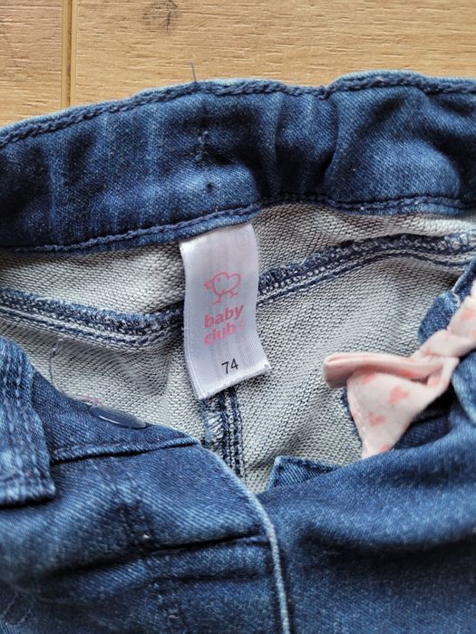 Spodnie dziewczęce niemowlęce 74