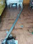 Calha e motor para portão de correr