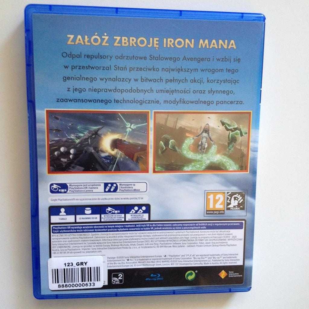 Marvel's Iron Man VR PS4 PlayStation 4 PS4 PL Sklep W-wa Ursynów