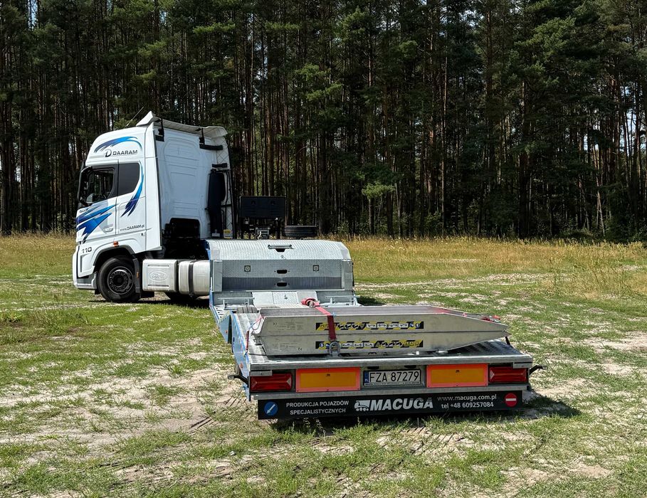 Wynajem / Transport – Laweta / Niskopodwozie Macuga JX1