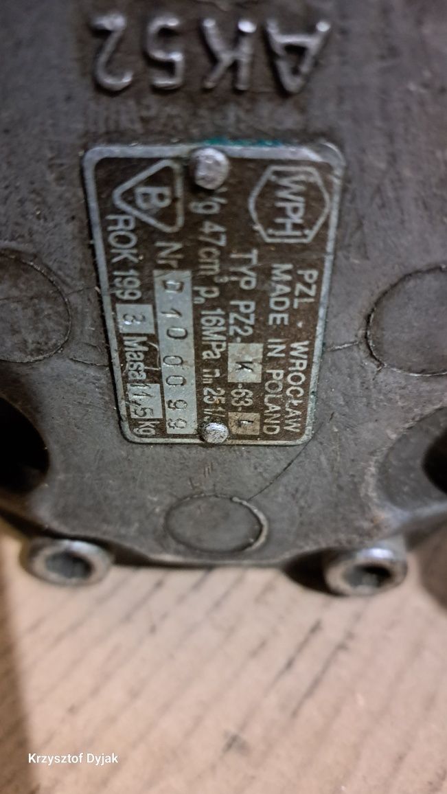 Pompa PZ2-K -63 16Mpa