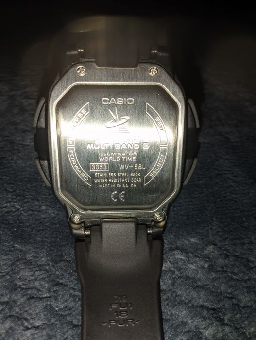 Чоловічий годинник CASIO WV-58R 1AEF (WV58A-1AV) Waveceptor радіосінхр