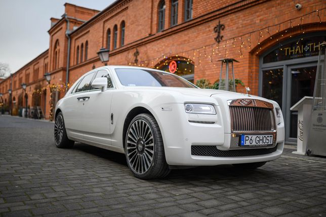 Rolls Royce Ghost wynajem ślub wesele samochód auto do ślubu