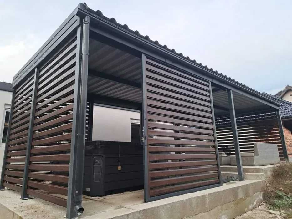 Альтанка якісне будівництво з дерева бесідка