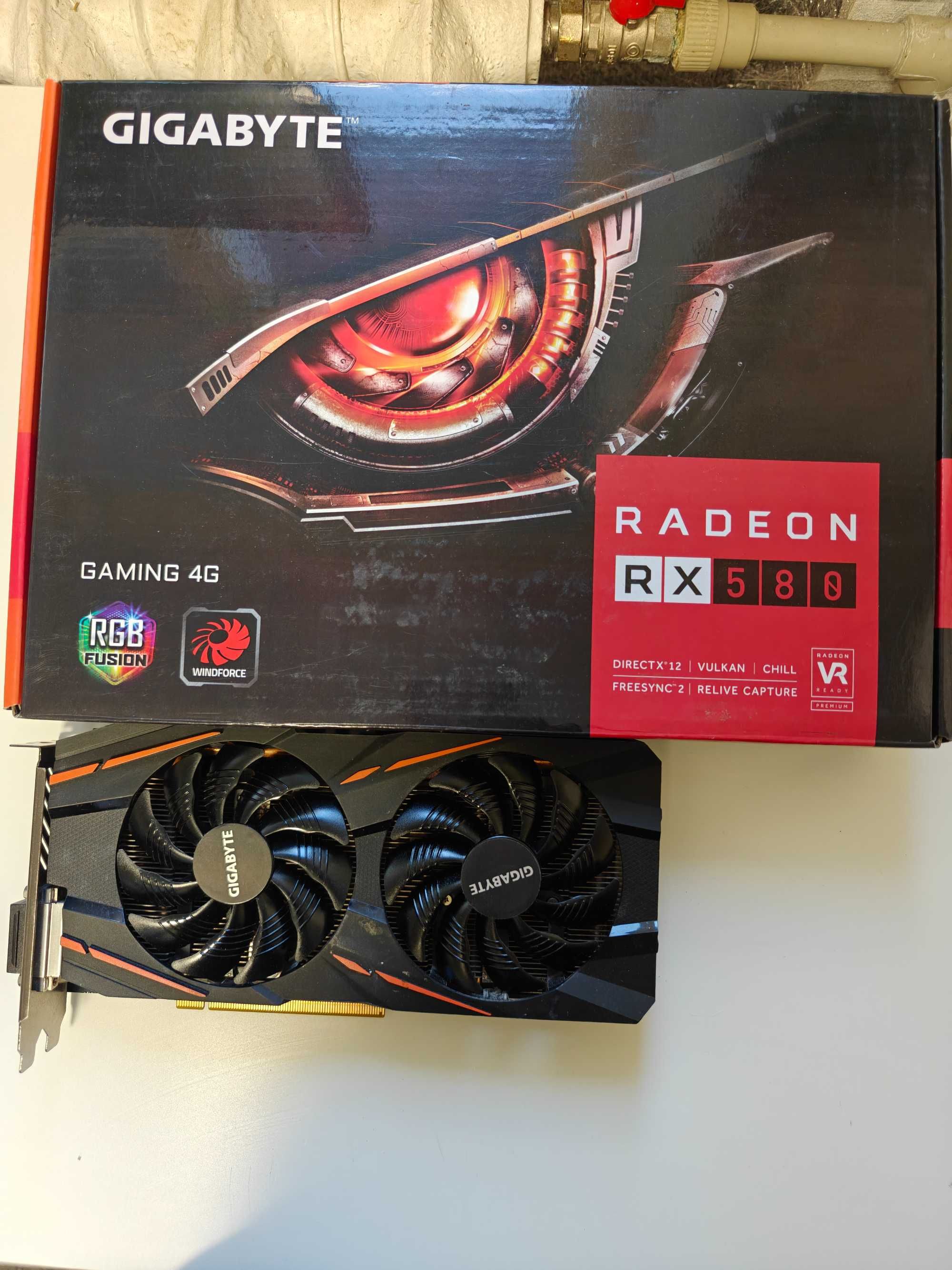 Відеокарта Gigabyte RX580 4gb в ідеальному стані