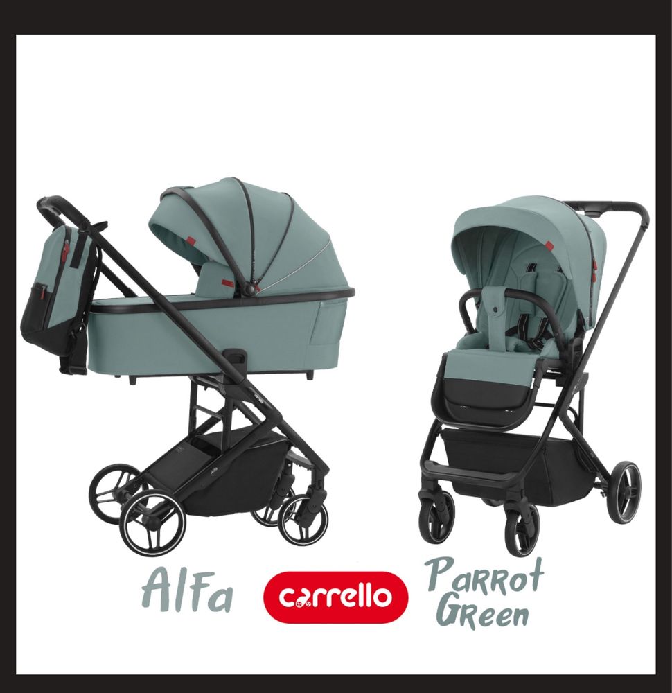 Коляска Carrello Alfa Parrot Green 2 в 1