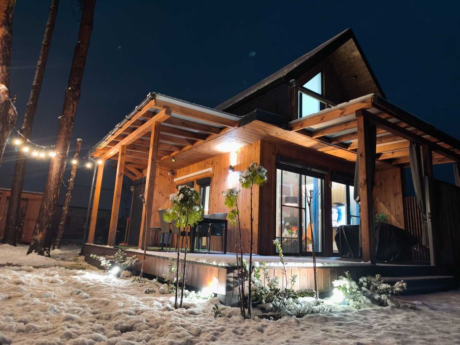 Domek po lasem. Nowa stodoła do wynajęcia w Ożannie woj. podkarpackie