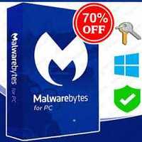 Malwarebytes Premium Security, топ1 антивирус, лицензия-ключ