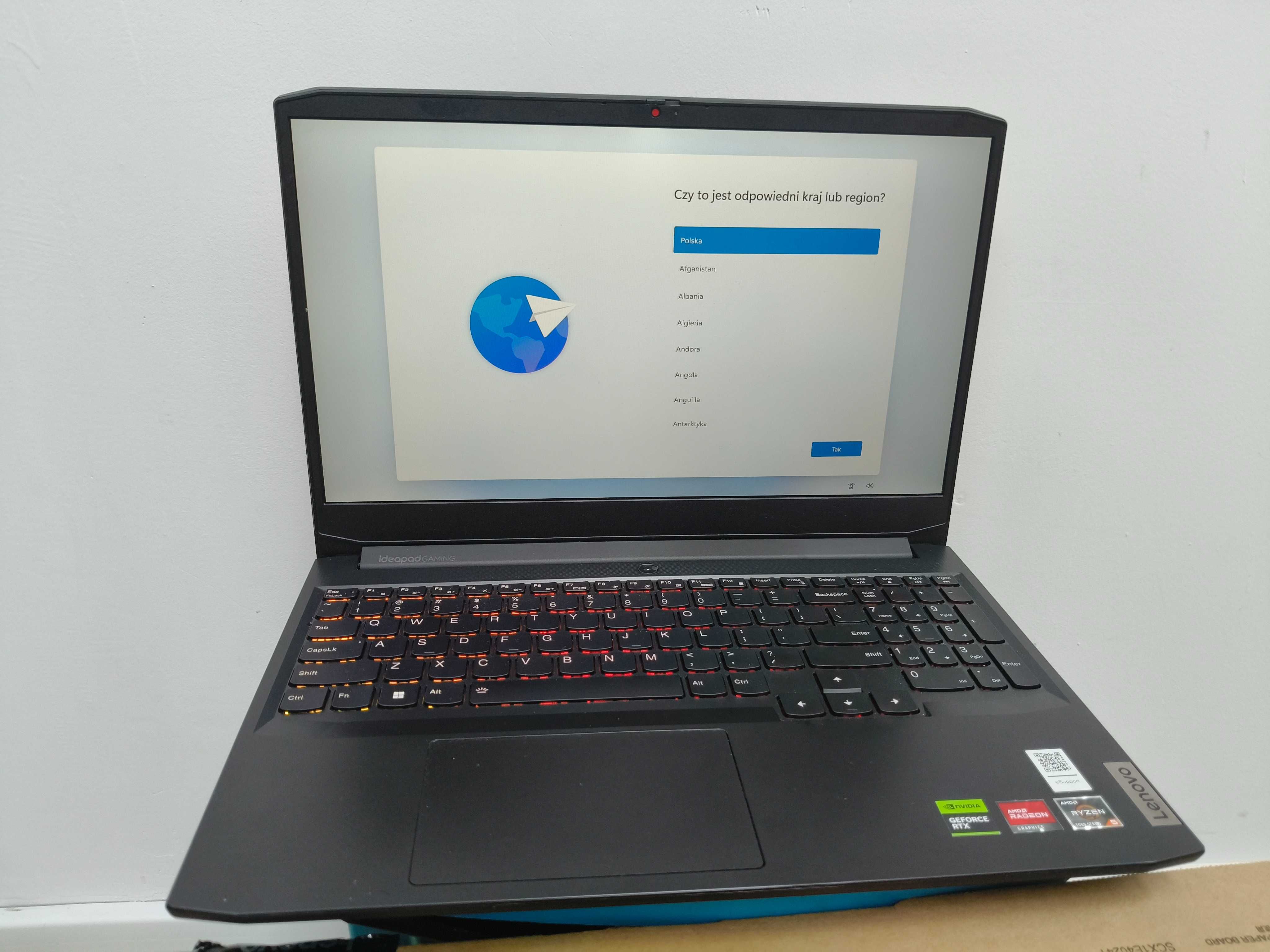 Lenovo Gaming Ideapad 3 16/512/AMD/RTX2050