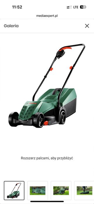 Gwarancja Kosiarka Bosch z kablem 20m jak nowa