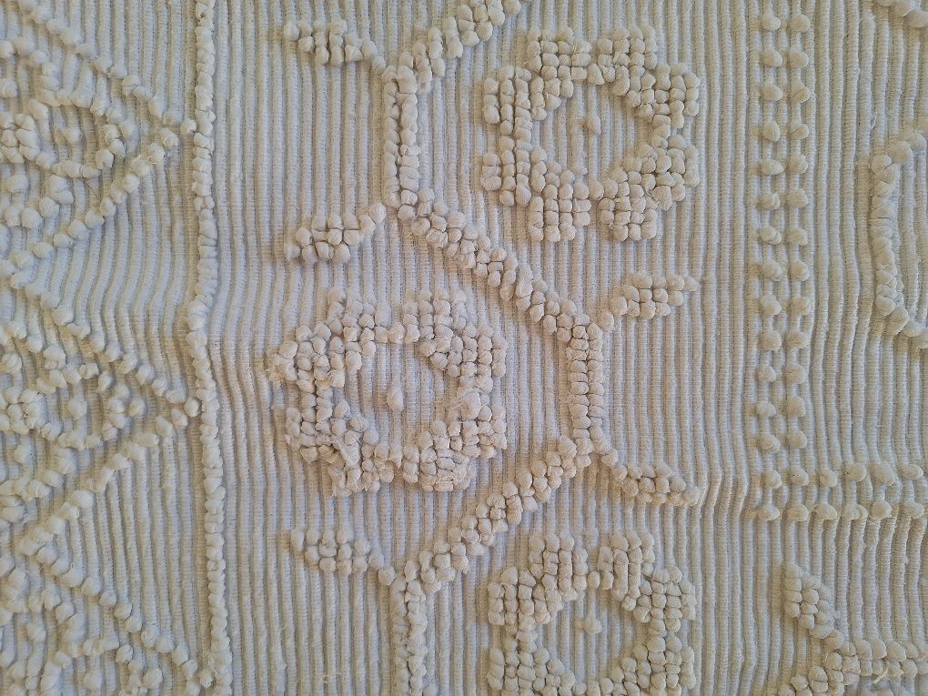 Tapete com padrão em relevo