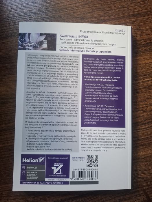 kwalifikacja inf 03 część 3 Helion