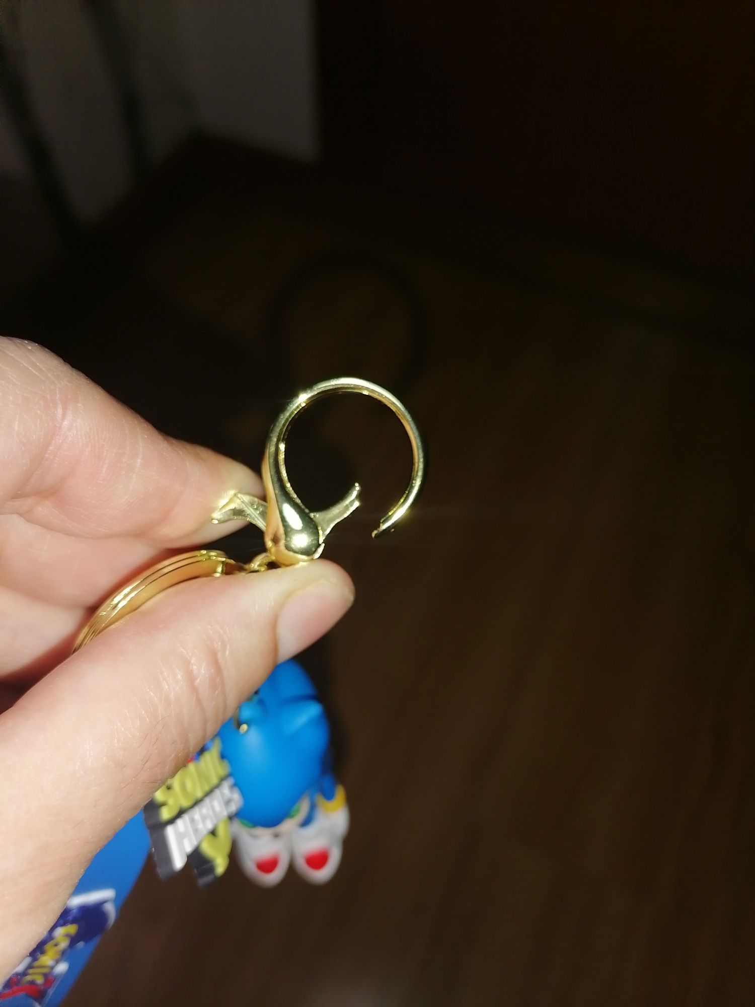 Sonic Patch mais Porta-chaves 3D