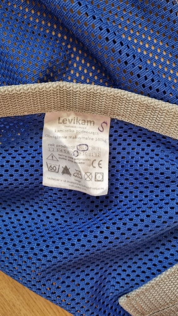 Kamizelka podnosząca, nosidło do podnośnika, dla pacjenta Levikam S