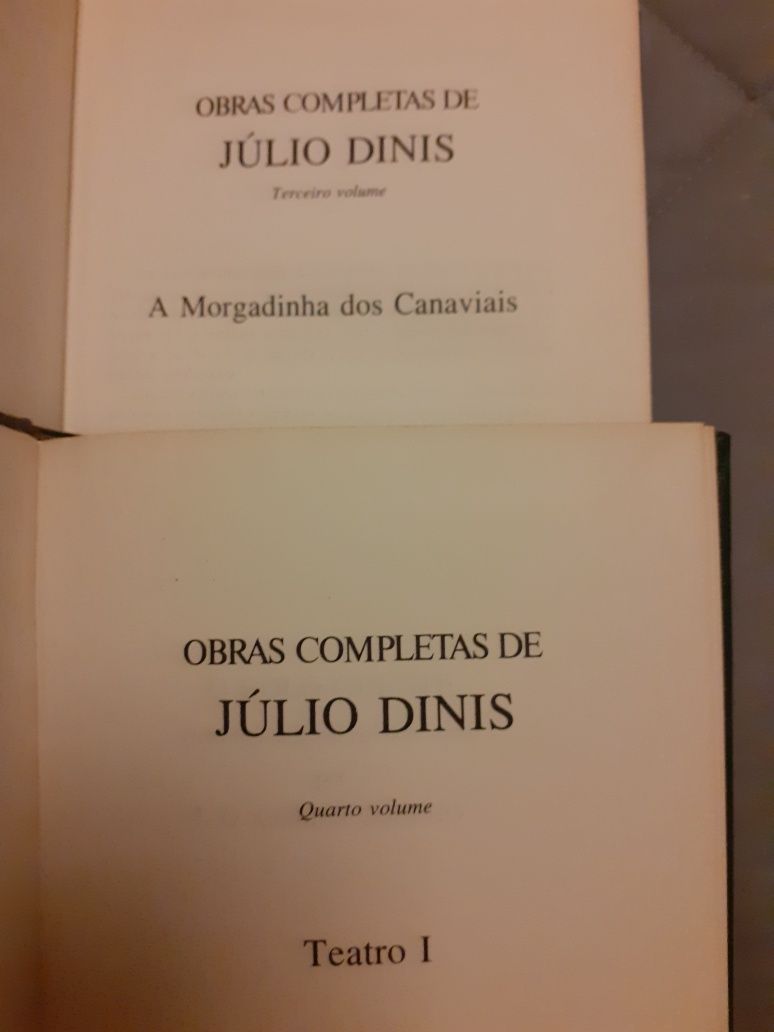 Obras completas de Júlio Dinis 9 vols