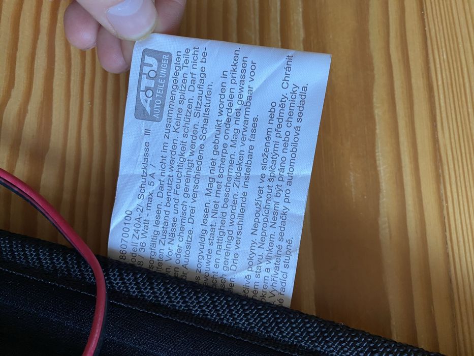 Масажна накидка на авто крісло масажер