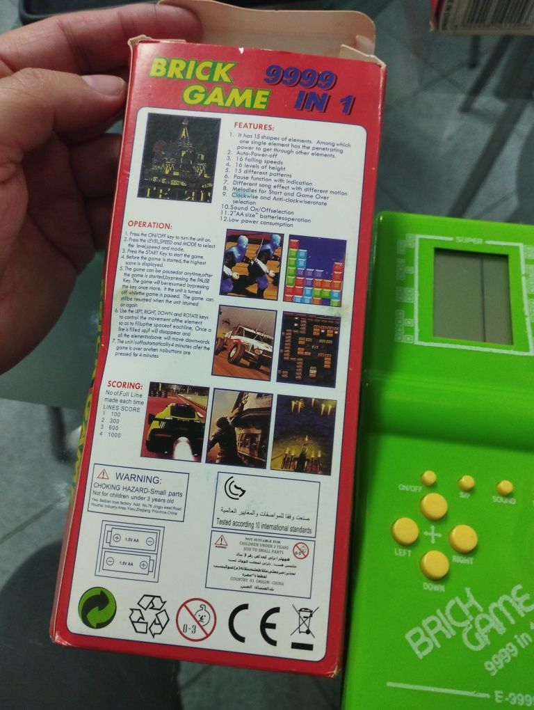 Jogo brick game, novo