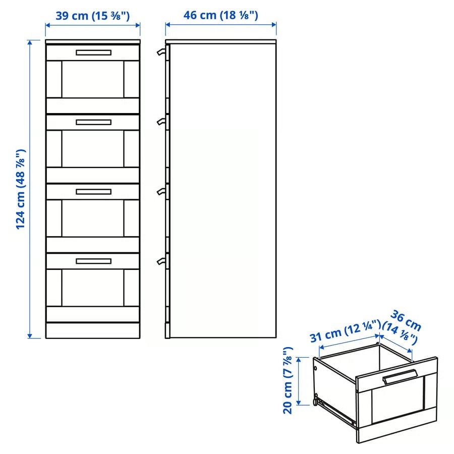 Komoda Brimnes Ikea