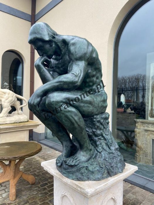 Myśliciel H185cm Rzeźba figura z brązu najbardziej znana na świecie