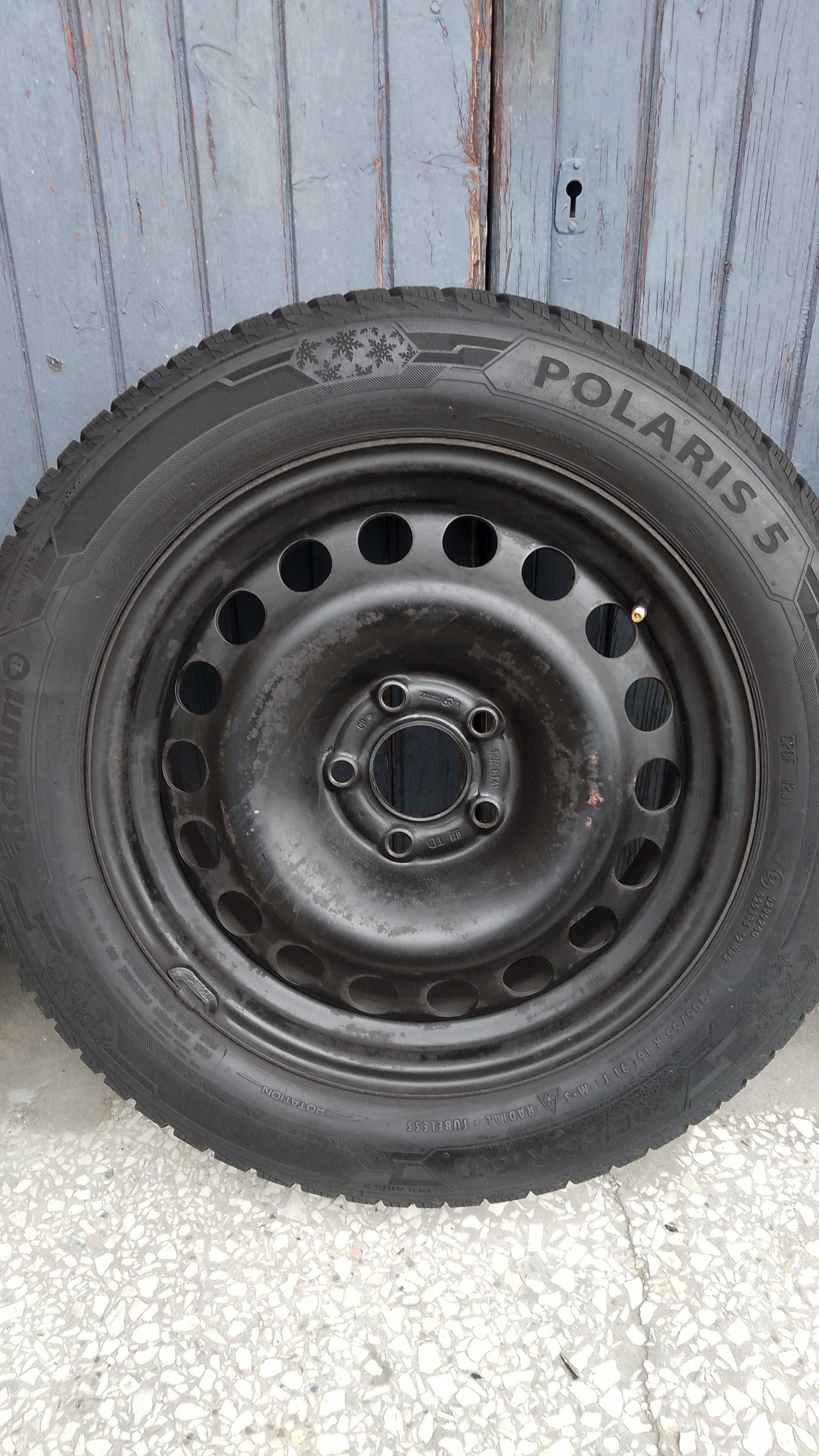 Felgi stalowe 16" do OPEL + opony zimowe 205/55/16 + kołpaki 16''