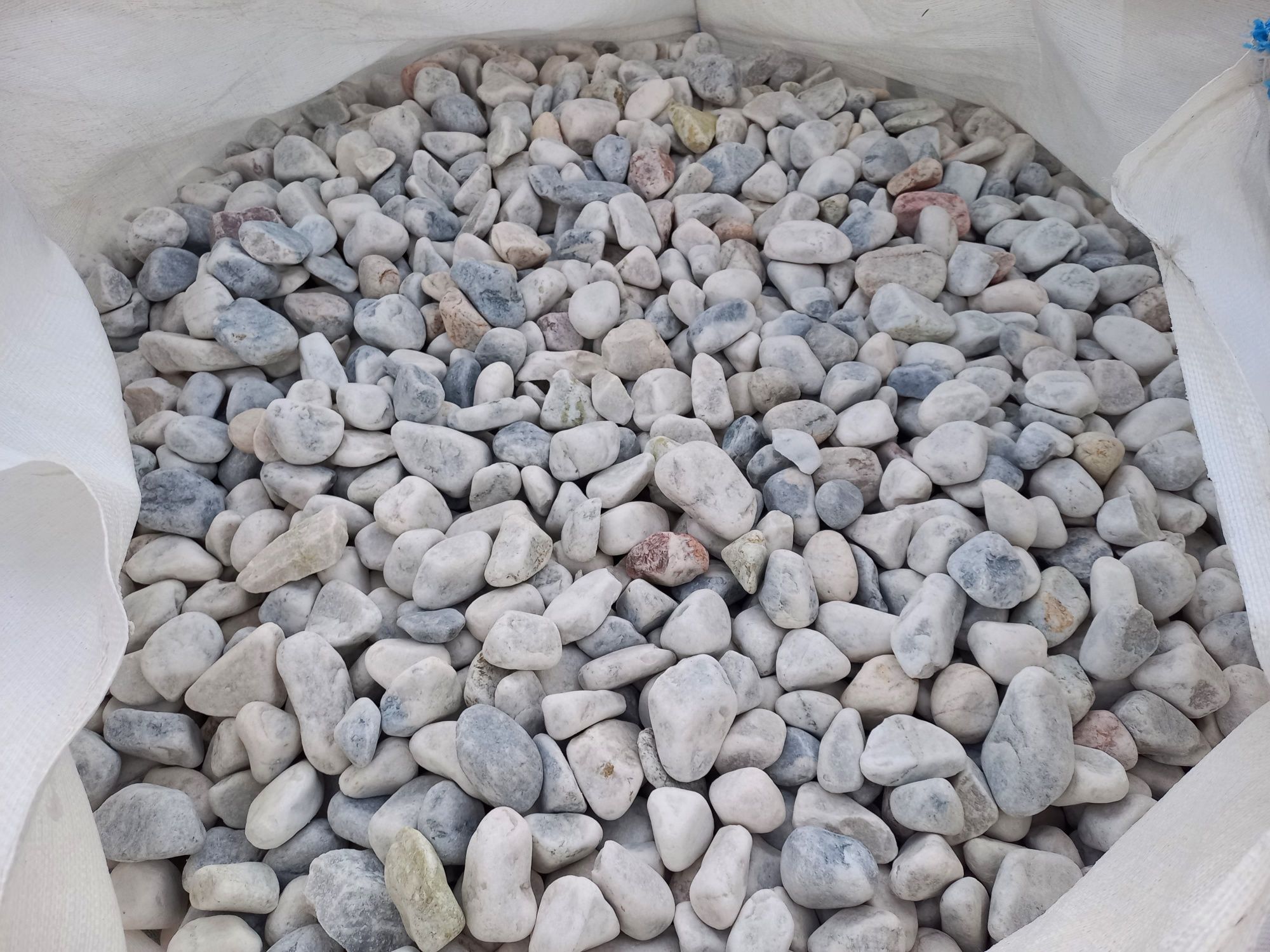 Otoczak janowicki biały kamień naturalny ogród marmur darmowa dostawa