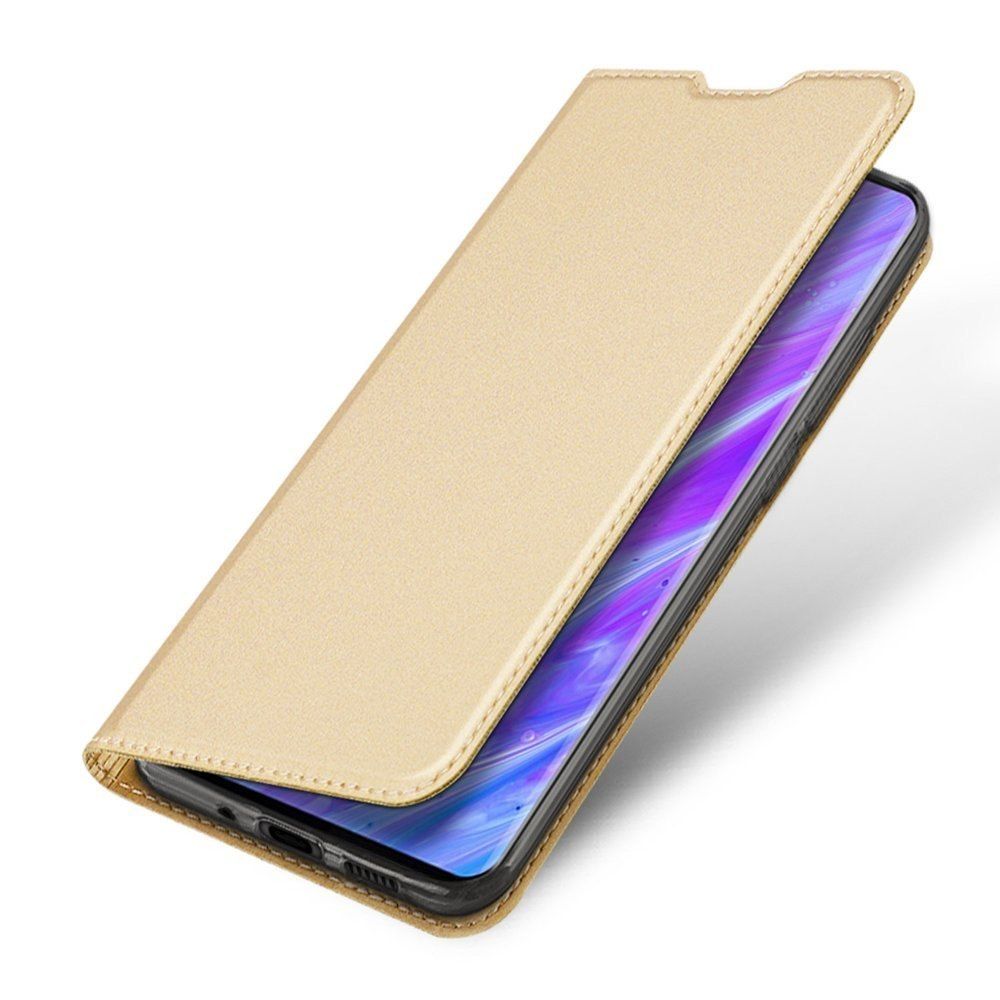 Etui Pokrowiec Z Klapką Pro Do Samsung Galaxy S20 Plus Złoty