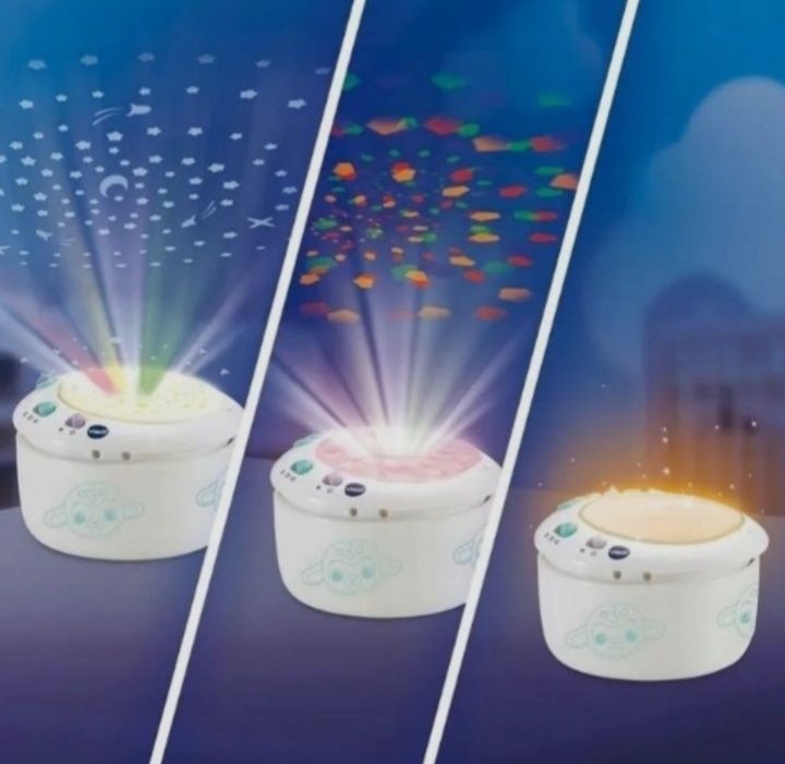 Projektor lampka maskotka kołysanki gwiazdki pluszak owieczka  VTECH
