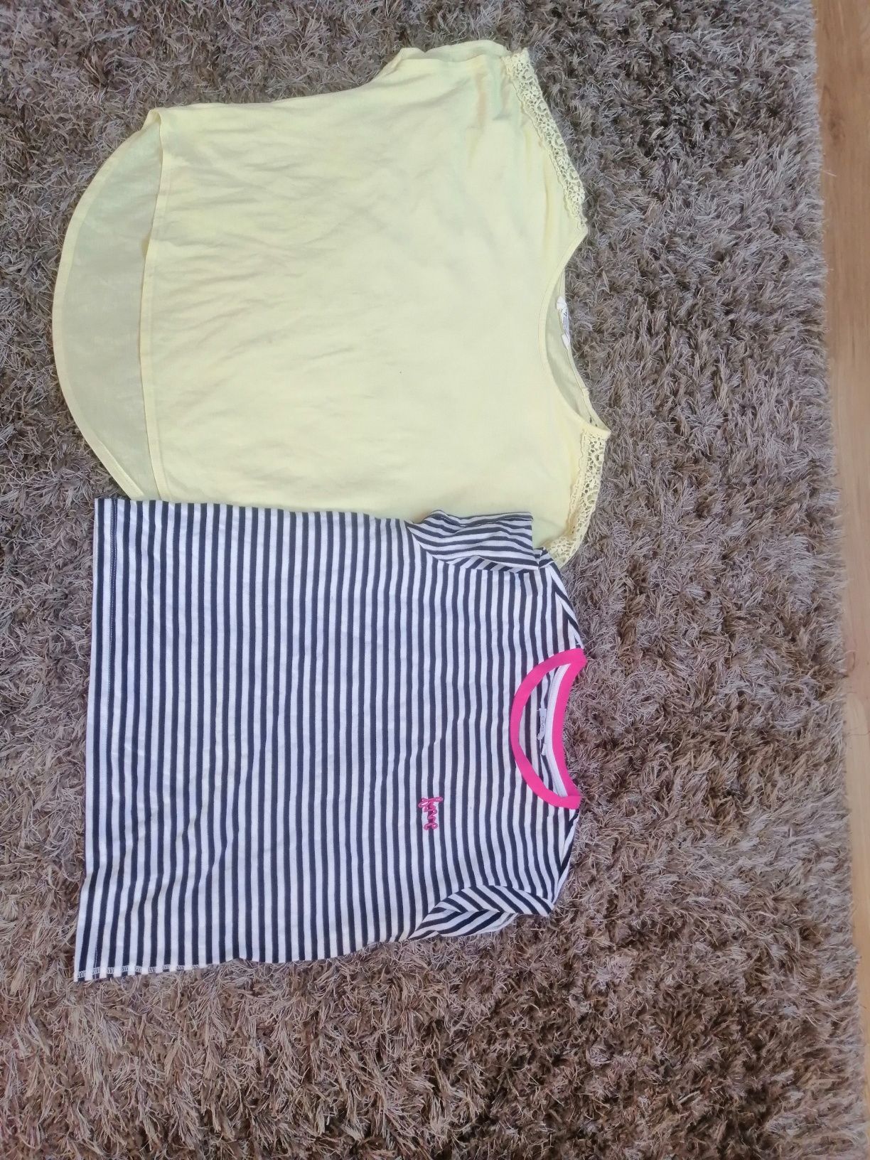 Dwa t-shirty dziewczęce rozmiar 158