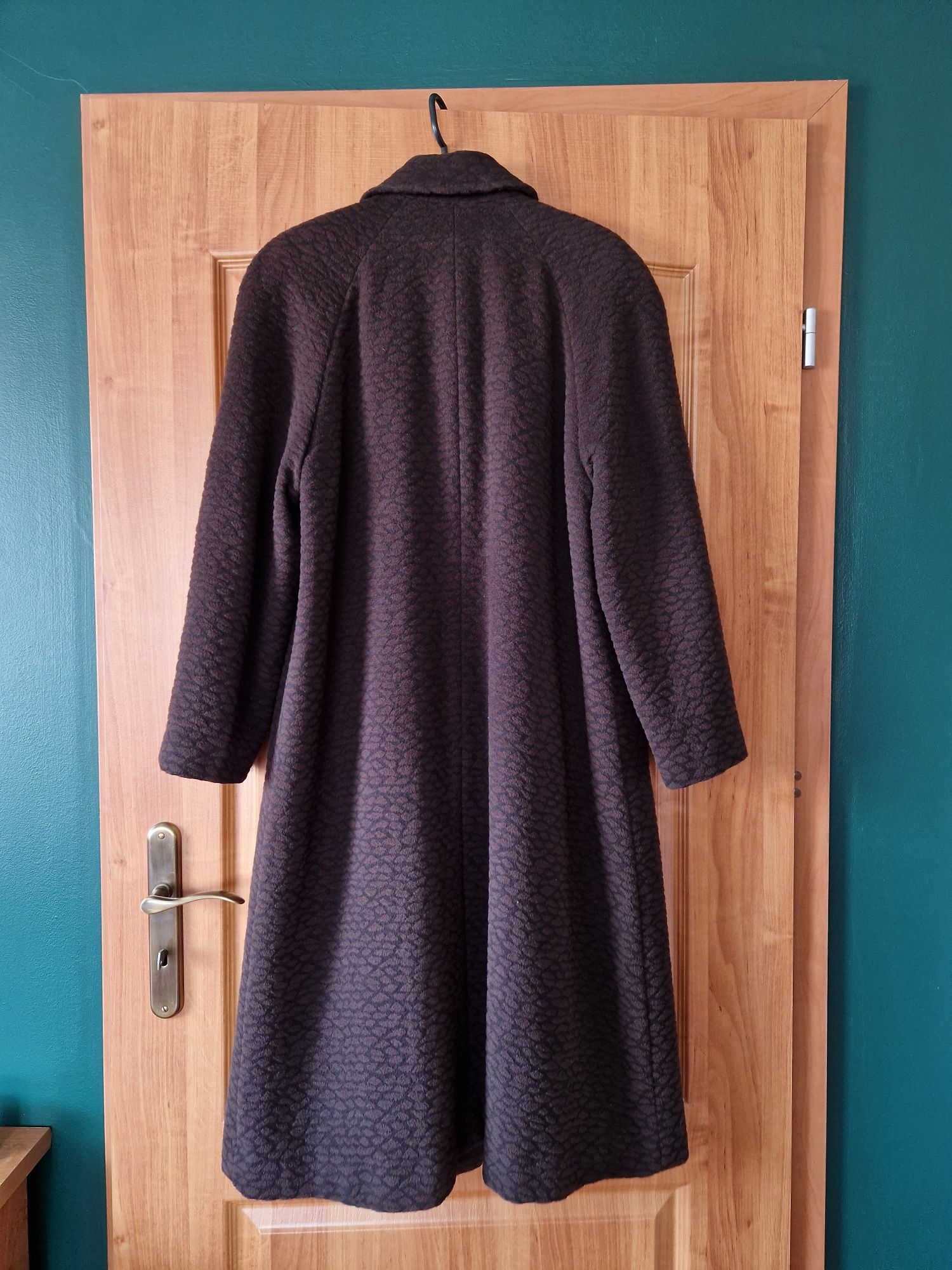 Damski płaszcz z angory i wełny, Monnari, rozmiar 40