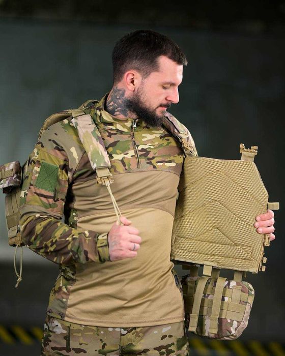 Плитоноска мультикам Attack 4 точки швидкий скид