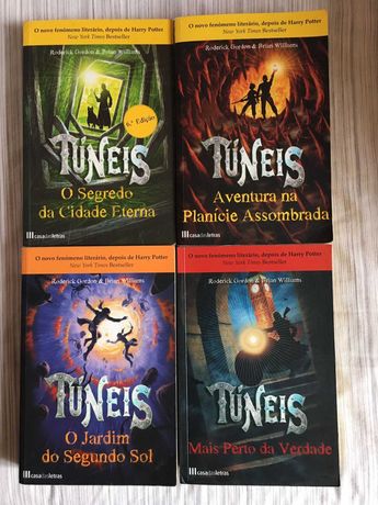 Coleção "Túneis", 4 livros