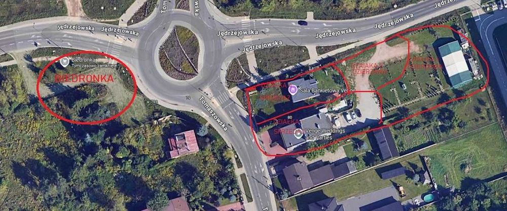 Okazja Działka inwestycyjna obok Biedronki 4301 m2 z  Łódź