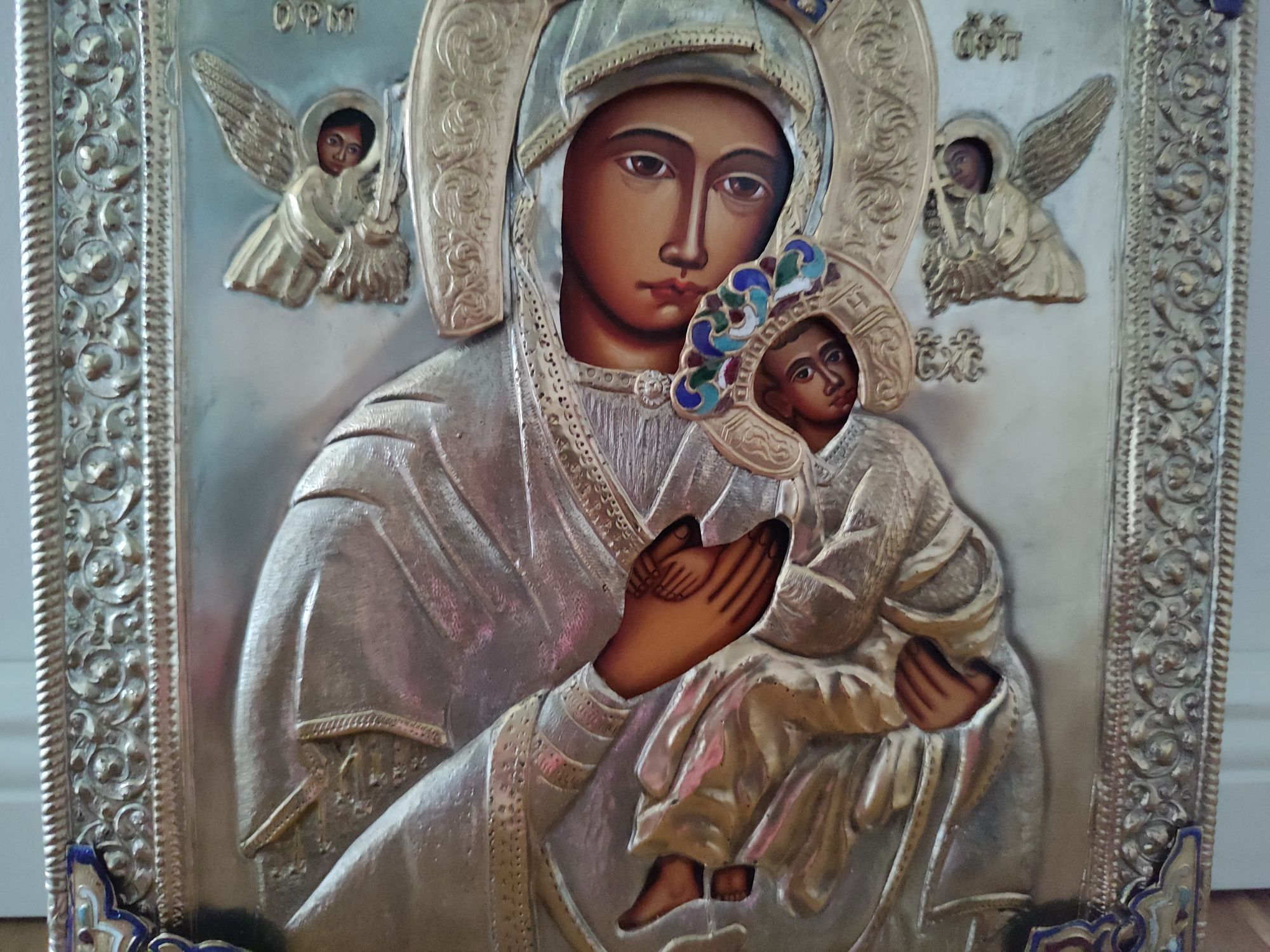 Piękna ikona Matka Boska nieustającej pomocy
