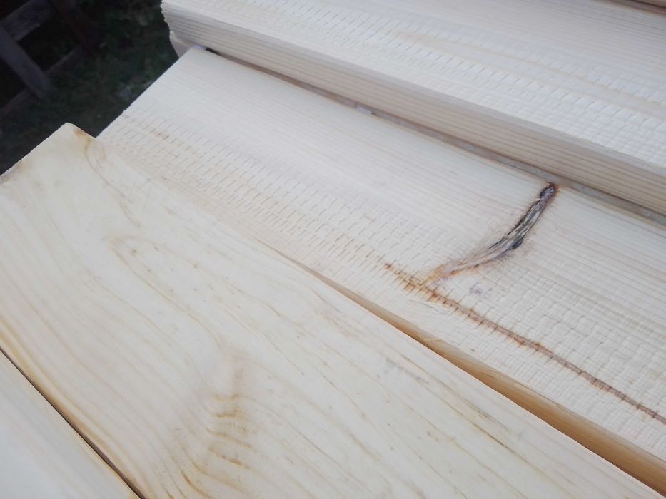 Deska świerkowa - gruba  60 cm x 10,5 cm x 2,7 cm - heblowane