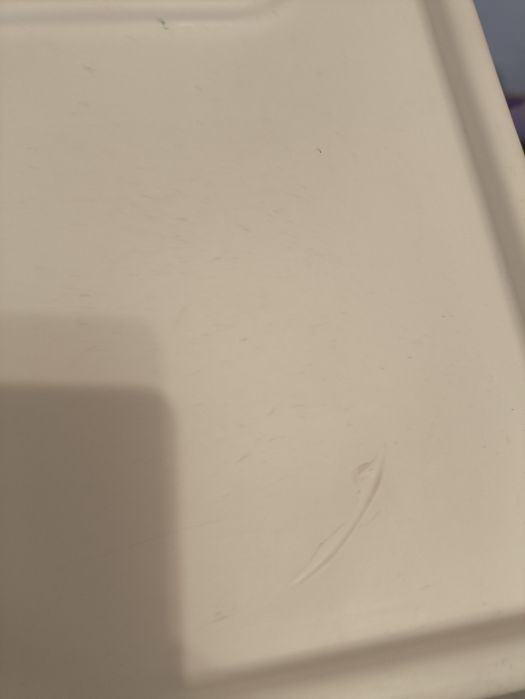 IKEA ANTILOP Krzesełko do karmienia, biały/srebrny