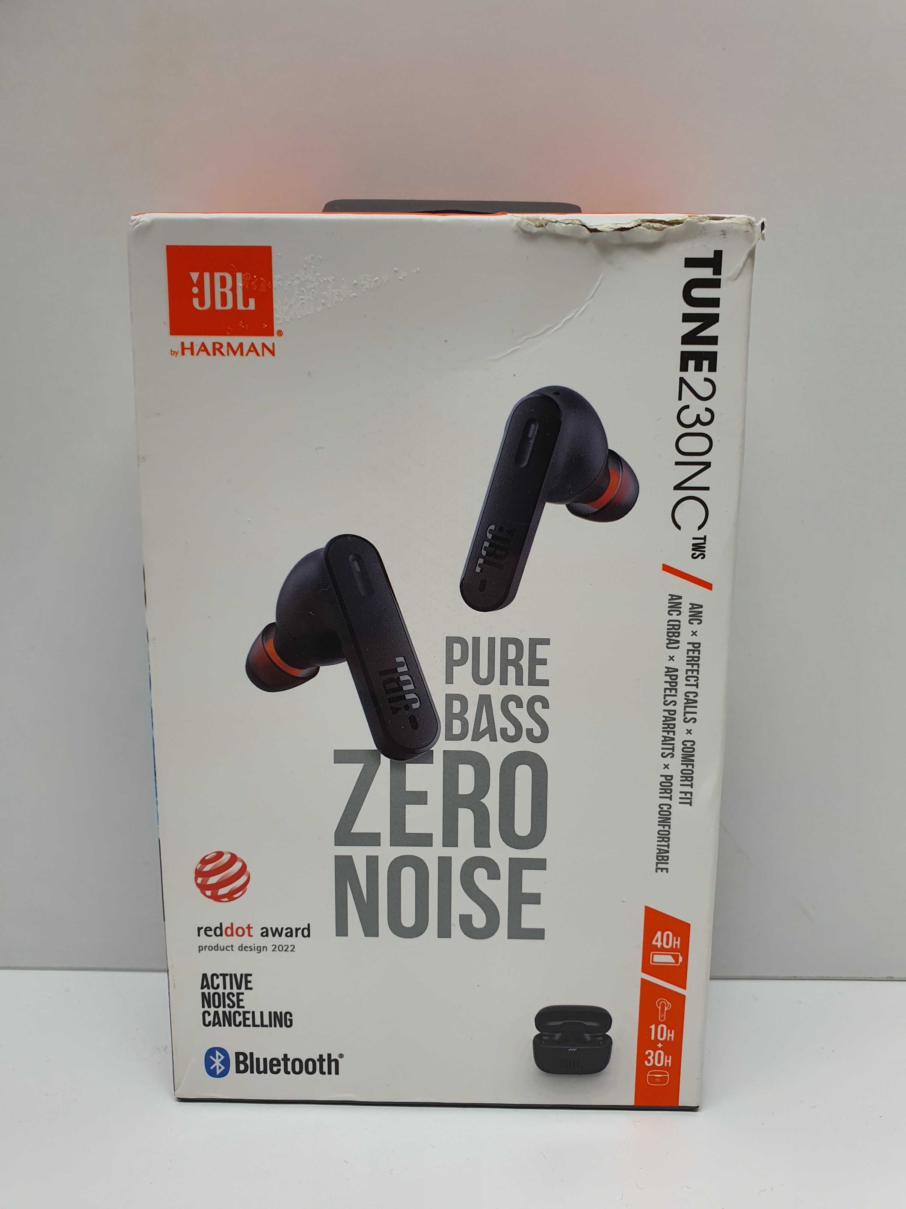 Słuchawki bezprzewodowe dokanałowe JBL Tune 230NC TWS czarne