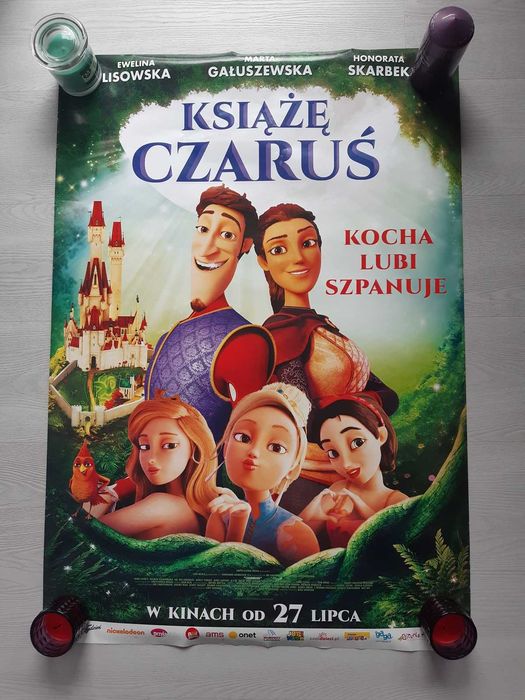 Plakat kinowy z filmu bajki Książę Czaruś Lisowska Skarbek