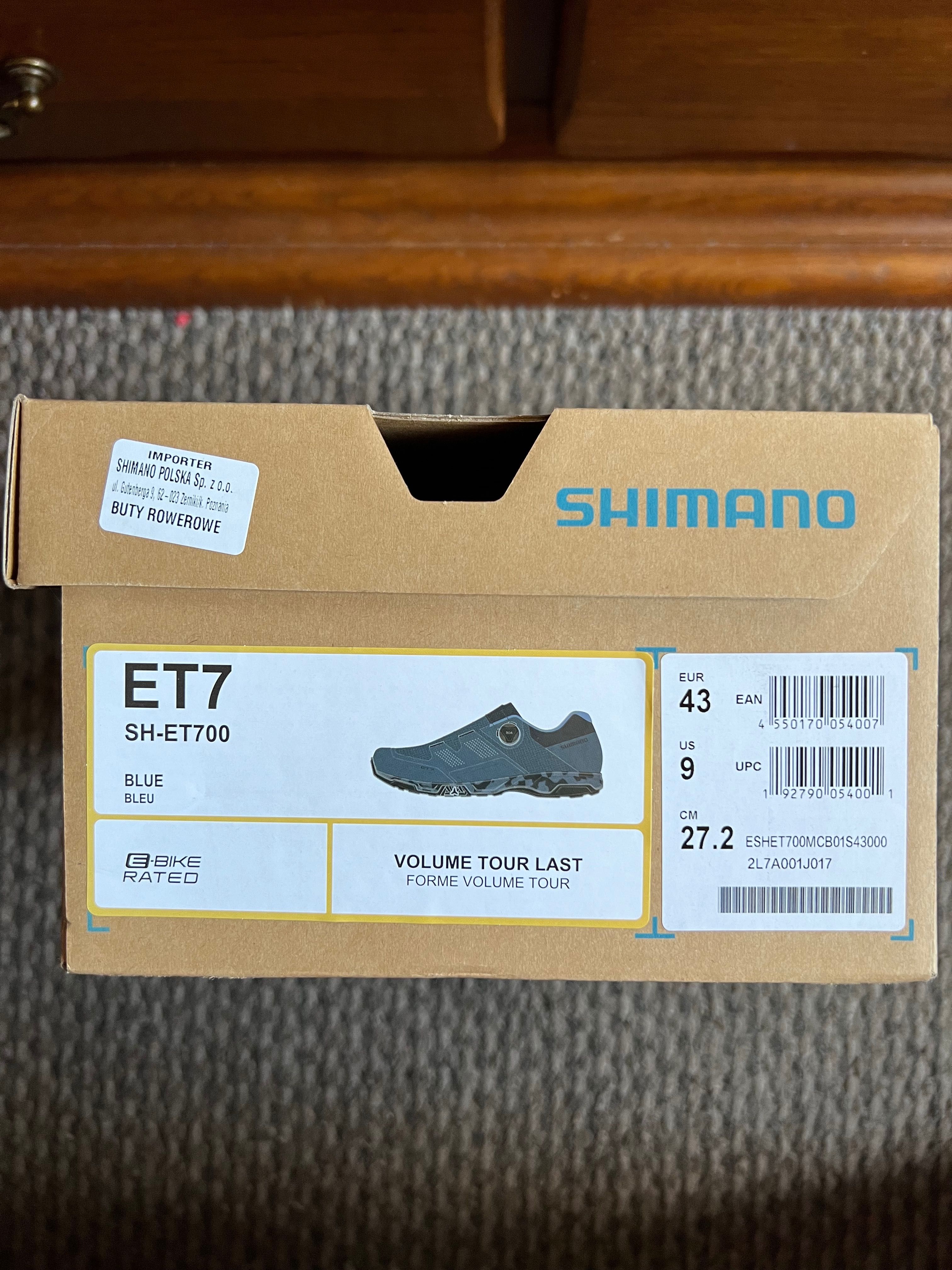 Buty SHIMANO SH-ET700 ET7 roz.43 Niebieskie Gw