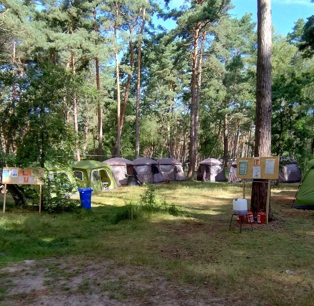 BIWAKOWISKO "PLACÓWKA ŚLIMAKA" nad morzem w Międzywodziu
