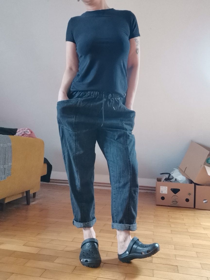 Szerokie spodnie M/L