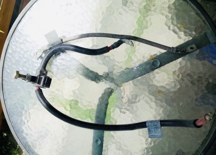 Силовой кабель клема для прикуривания автомобиля плюс мінус