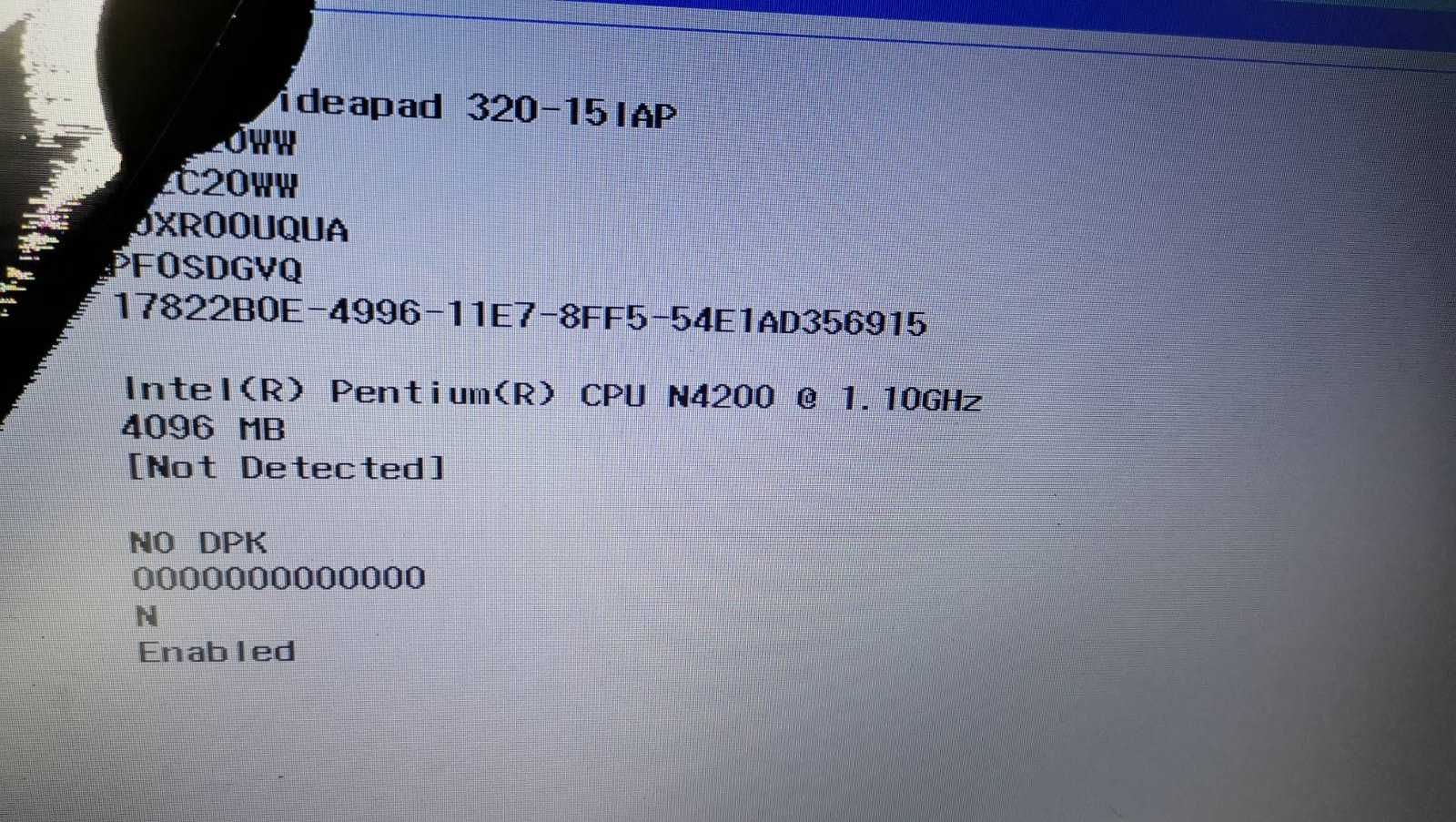 Ноутбук 15.6 Lenovo Ideapad 320-15IAP 4 ядра Разборка Детали