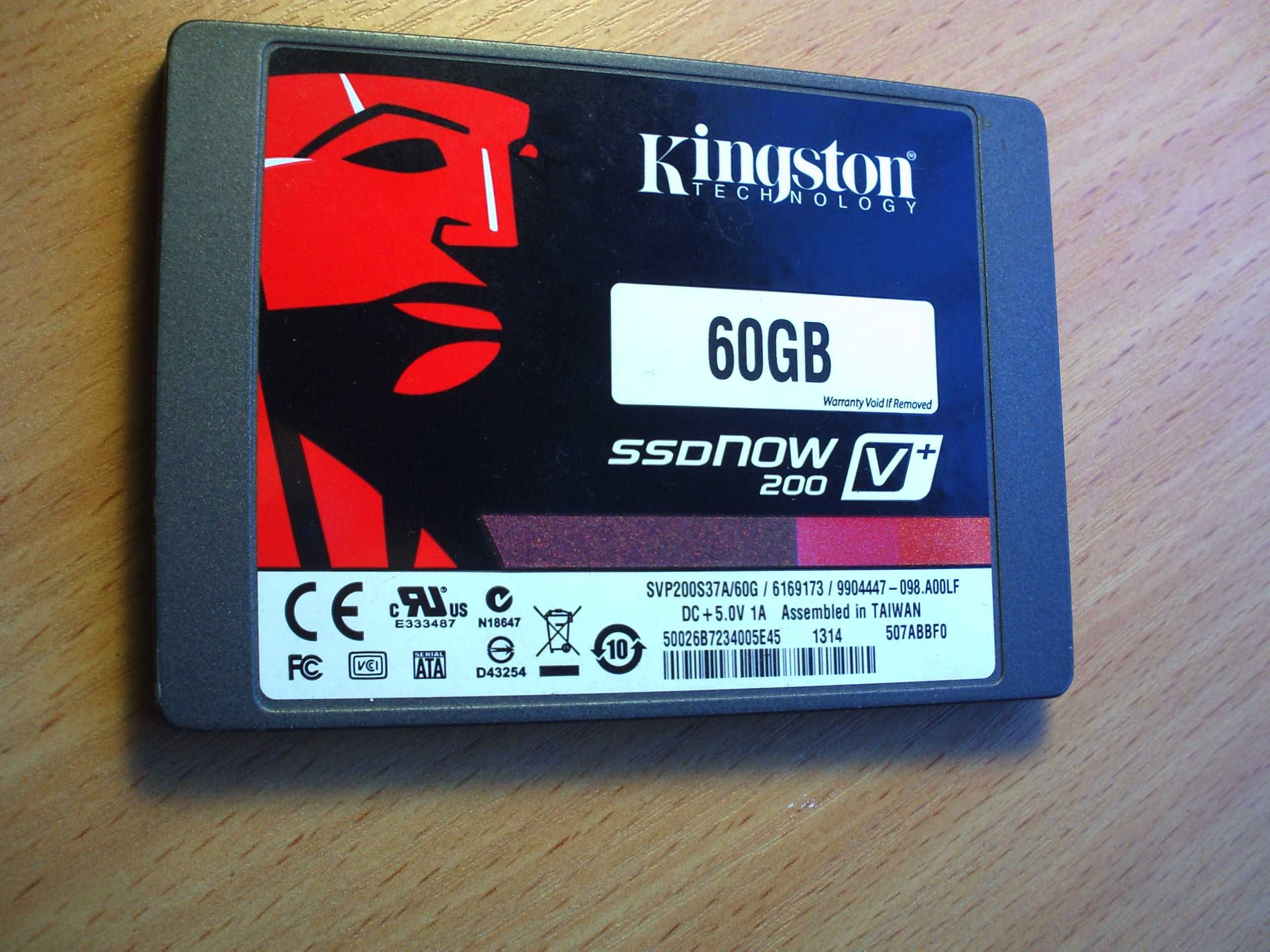 Kingston 60GB SSD NOW 200V+ MLC Toshiba