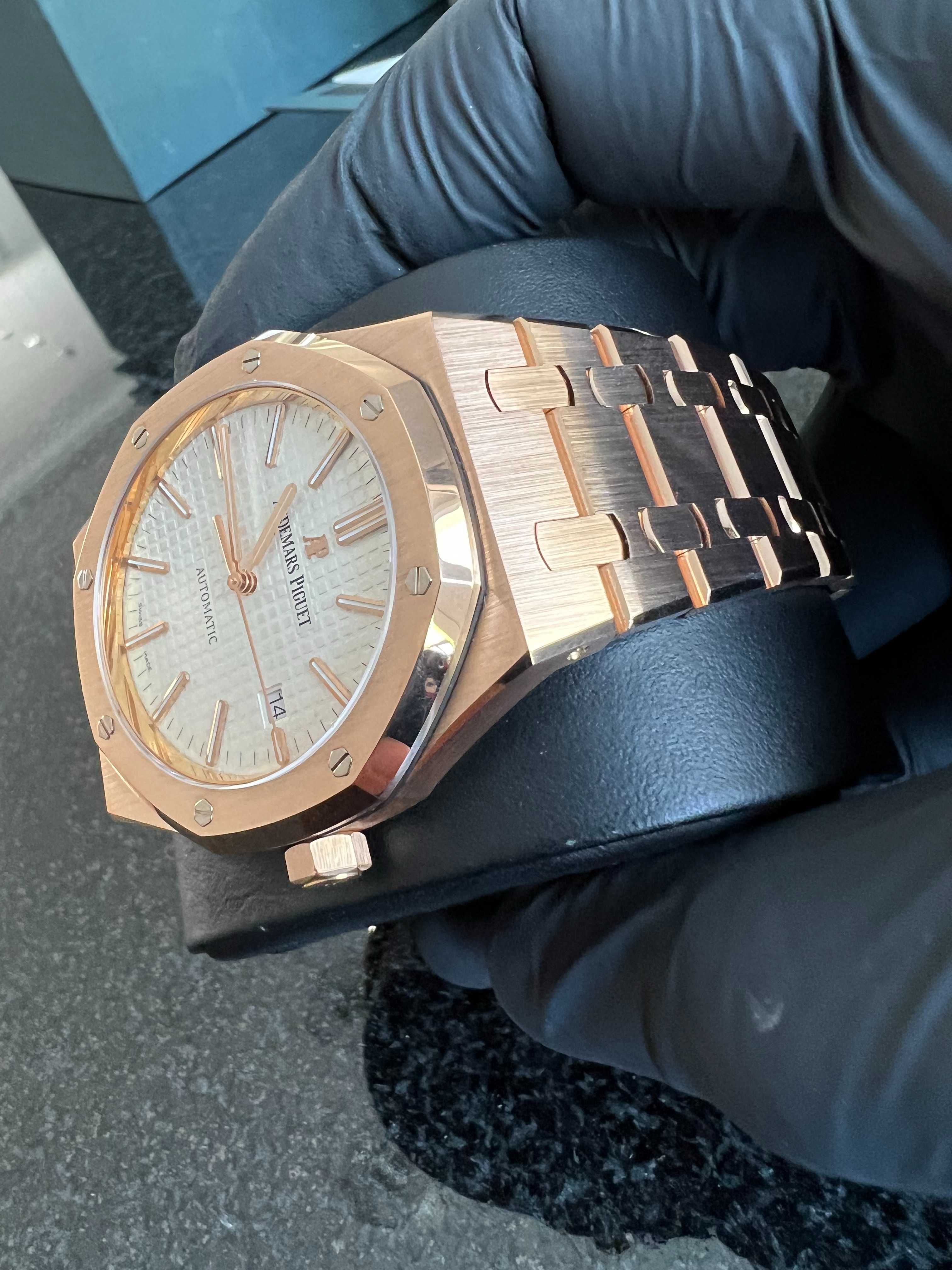 Audemars Piguet Royal Oak 18k 41mm Rose Gold Full Set