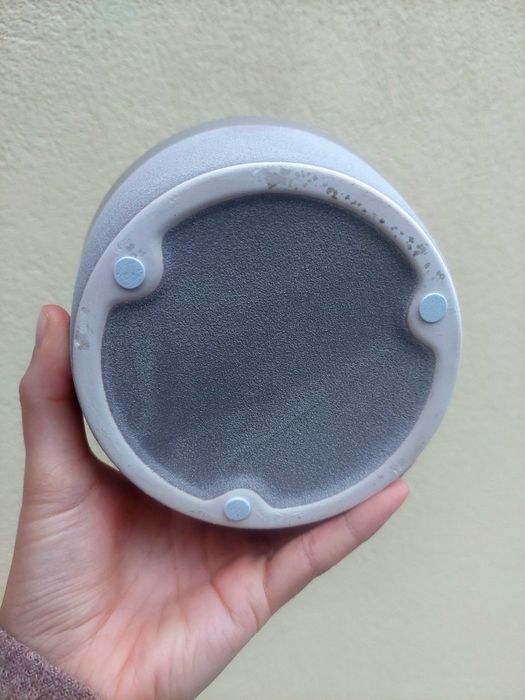 Vaso cinza e preto