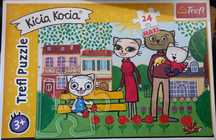 Duze Puzzle Kicia Kocia 24 elementy